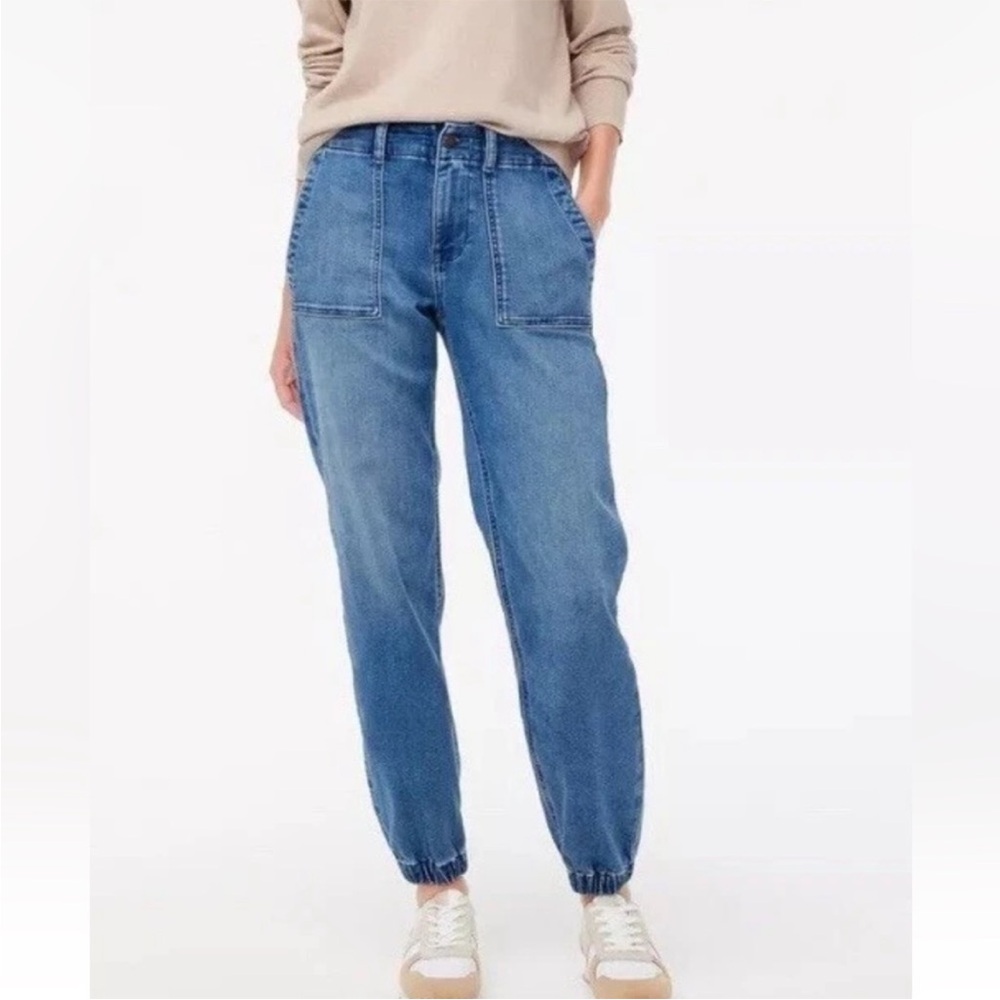 J. Crew Navy Cropped Jeans